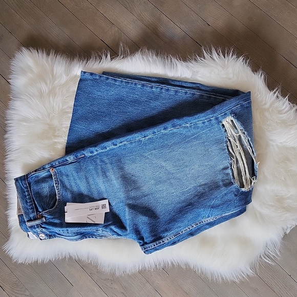 NWT Zara ripped wide legs jeans 👖 - Picture 15 of 17